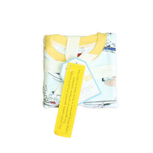 Pottery Boys Blue Peanuts 2-piece Pajamas size: 6 Months